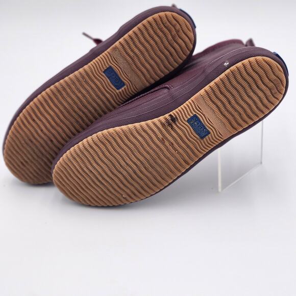 Keds Scout Fabric Lined Waxed Rain Ankle Bootie Burgundy Sneakers Size 7.5 S0048 - Picture 13 of 13